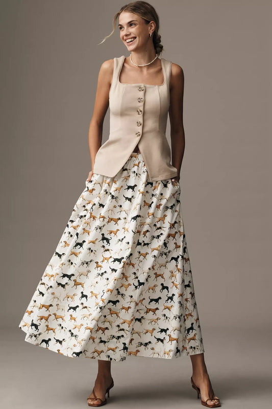 Turner-The Printed Maxi Skirt